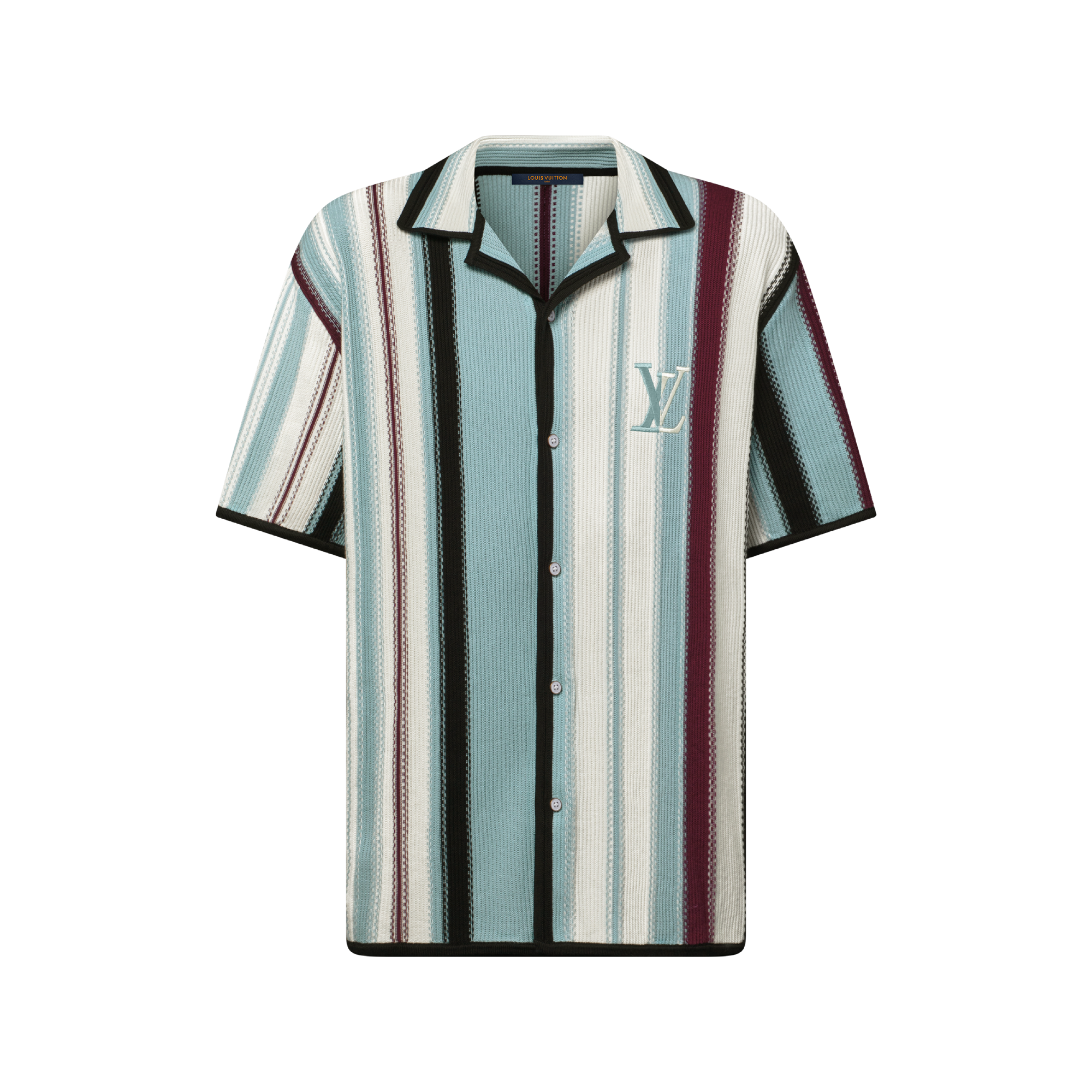 Striped Crochet Short-Sleeved Shirt - Ready-to-Wear | LOUIS VUITTON